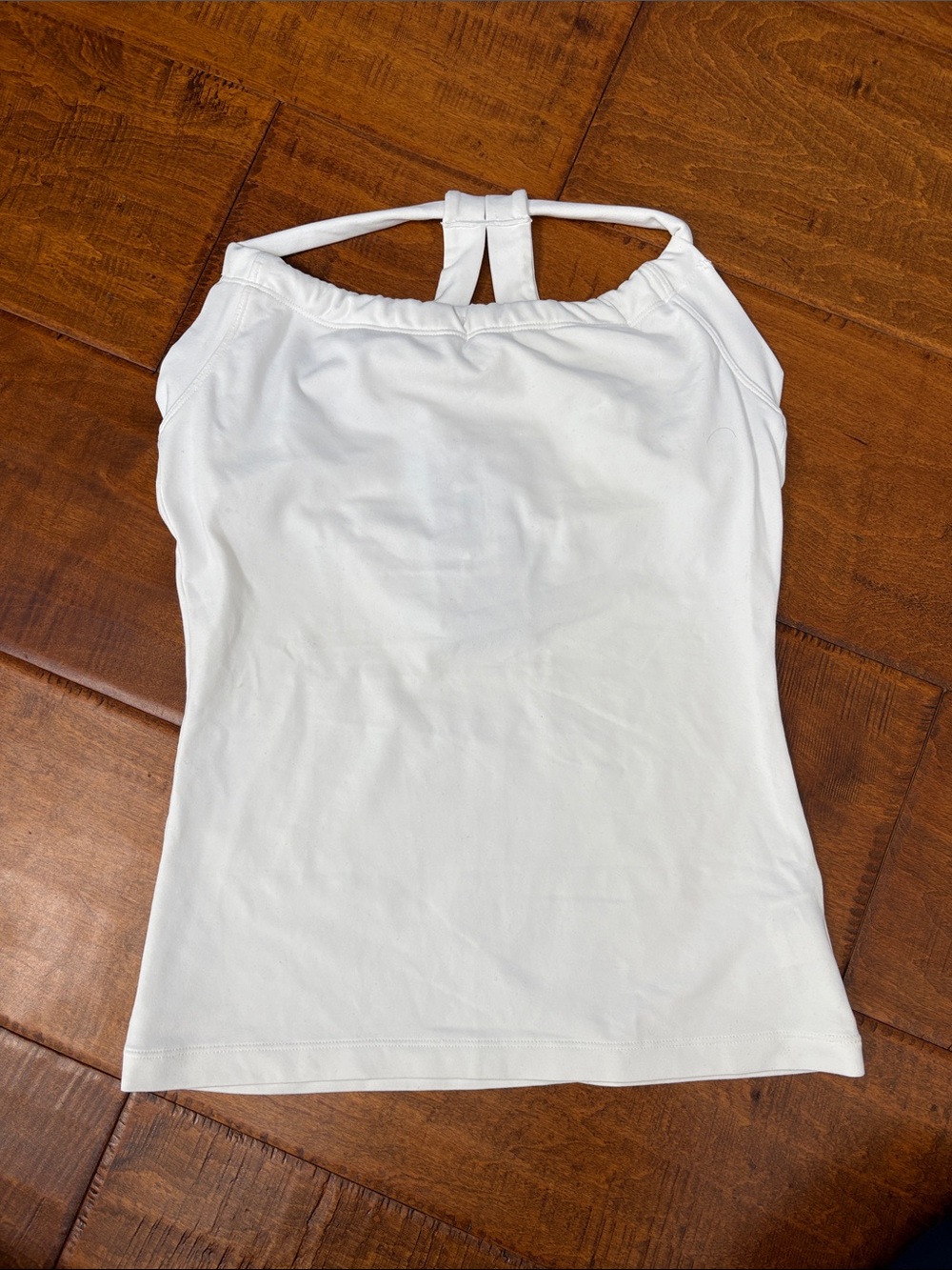 Prana White Halter Tank Top